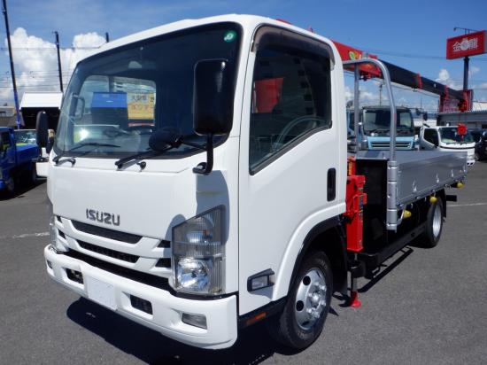 いすゞエルフ : 3t　クレーン付　4段ラジコン